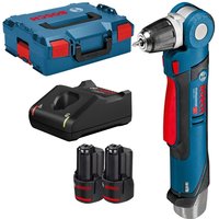 Akku-Winkelbohrmaschine gwb 12V-10 12 v / 2x 3,0 Ah Akku + Ladegerät in L-Boxx - Bosch von Bosch