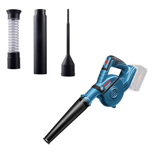 Bosch Professional 18V System Akku Gebläse GBL 18V-120 (inkl. 4x Aufsätze, Standarddüse, Verlängerungsrohr, Bohrlochdüse, Staubauffangbehälter, ohne Akku/ Ladegerät) Bosch Professional 18V System Akku Gebläse GBL 18V-120 (inkl. 4x Aufsätze, Standarddüse, Verlängerungsrohr, Bohrlochdüse, Staubauffangbehälter, ohne Akku/ Ladegerät) von Bosch Professional