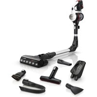 BOSCH Akku-Stielstaubsauger "Unlimited 7 BSS711W, Knickrohr, Hygiene-Filter, 10 J. Motorgarantie", LED-Licht, hohe Saugkraft, lange Laufzeit, XXL-Polsterdüse, weiß von Bosch