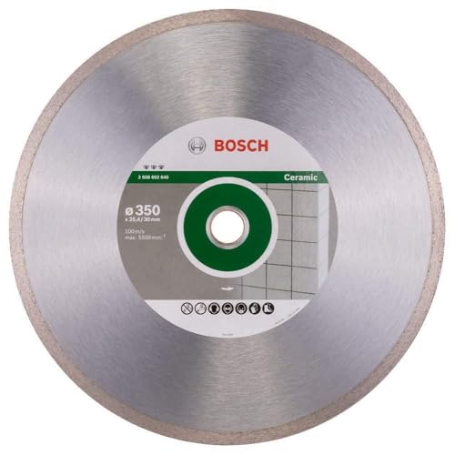 Bosch Professional Diamanttrennscheibe Best für Ceramic, 350 x 30/25,40 x 3 x 10 mm, 2608602640 von Bosch Accessories