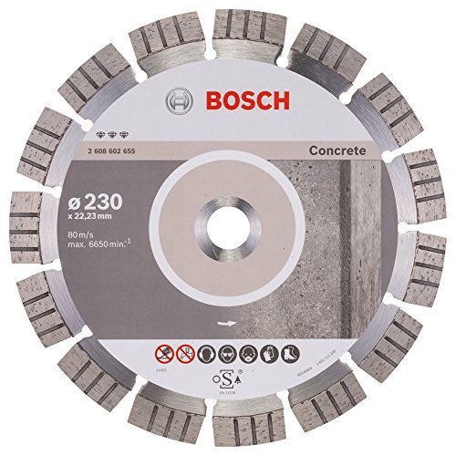 Bosch Professional Diamanttrennscheibe Best für Concrete, 230 x 22,23 x 2,4 x 15 mm, 2608602655, Farbe von Bosch Professional