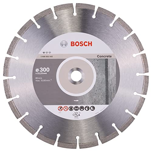 Bosch Accessories Professional 1x Diamanttrennscheibe Standard for Concrete (für Beton, Porenbeton, Ø 300 x 22,23 x 3,1 x 10 mm, Zubehör für Winkelschleifer) von Bosch Accessories