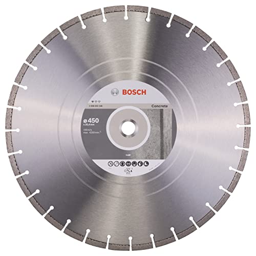 Bosch Professional 1x Diamanttrennscheibe Standard for Concrete (für Beton, Porenbeton, Ø 450 x 25,40 x 3,6 x 10 mm, Zubehör für Tisch- & Benzinsägen) Bosch Professional 1x Diamanttrennscheibe Standard for Concrete (für Beton, Porenbeton, Ø 450 x 25,40 x 3,6 x 10 mm, Zubehör für Tisch- & Benzinsägen) von Bosch