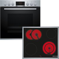 BOSCH Elektro-Herd-Set "HND411VS67", mit Backwagen, Backwagen mit ausziehbarer Tür für bequemes Kochen & Backen von Bosch