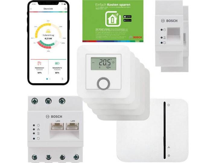 BOSCH Energiemanager-Set für PV-Anlagen EM Controller PM7000i 2PS7000 5THIW Smart-Home-Station von Bosch