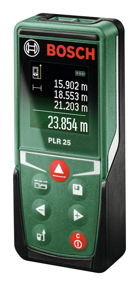 BOSCH Entfernungsmesser PLR 25, Digitaler Laser mit Schutztasche BOSCH Entfernungsmesser PLR 25, Digitaler Laser mit Schutztasche von Bosch