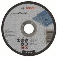 BOSCH Flachbett-Trennscheibe Standard für Metall 125X2.5 MM - 50er Pack - 2608603166 von Bosch