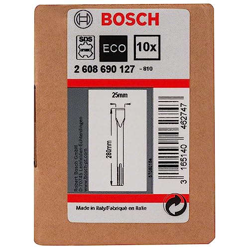 Bosch Professional Flachmeißel SDS-max (10 Stück, Länge 280 mm) von Bosch Accessories