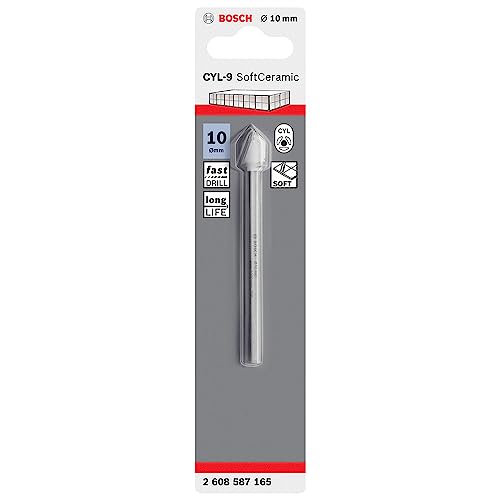 Bosch Accessories Professional 1x Fliesenbohrer CYL-9 SoftCeramic (für weiche Keramik Fliesen, Ø 10 x 90 mm, Zubehör Bohrmaschine) Bosch Accessories Professional 1x Fliesenbohrer CYL-9 SoftCeramic (für weiche Keramik Fliesen, Ø 10 x 90 mm, Zubehör Bohrmaschine) von Bosch Professional