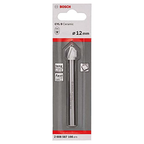 Bosch Accessories Professional 1x Fliesenbohrer CYL-9 SoftCeramic (für weiche Keramik Fliesen, Ø 12 x 90 mm, Zubehör Bohrmaschine) von Bosch Accessories