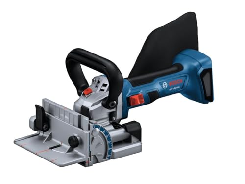BOSCH GFF18V-086N 18V Brushless Biscuit Joiner - Kabelloses Holzbearbeitungswerkzeug für präzise Verbindungen, einstellbare Schnitttiefe, Staubabsauganschluss, ergonomisches Design für Schrank- und BOSCH GFF18V-086N 18V Brushless Biscuit Joiner - Kabelloses Holzbearbeitungswerkzeug für präzise Verbindungen, einstellbare Schnitttiefe, Staubabsauganschluss, ergonomisches Design für Schrank- und von Bosch