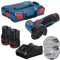 BOSCH Professional GWS 12V-76 Akku-Winkelschleifer-Set 12,0 V, mit 2 Akkus BOSCH Professional GWS 12V-76 Akku-Winkelschleifer-Set 12,0 V, mit 2 Akkus von Bosch Professional