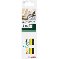BOSCH Heißklebesticks rot, gelb, hellblau, grün, schwarz von Bosch