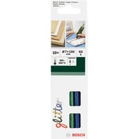 BOSCH Heißklebesticks Glitterfarben gold, silber, rot, dunkelblau, grün von Bosch
