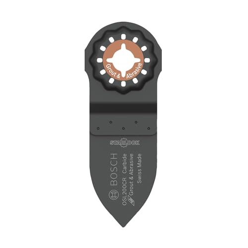 BOSCH OSL200CR 1 Stück 5,1 cm Starlock oszillierender Multifunktionswerkzeug Fugenmörtel & Schleifmittel Hartmetall Körnung Schleiffinger für Anwendungen im Schleifen von Holz BOSCH OSL200CR 1 Stück 5,1 cm Starlock oszillierender Multifunktionswerkzeug Fugenmörtel & Schleifmittel Hartmetall Körnung Schleiffinger für Anwendungen im Schleifen von Holz von Bosch