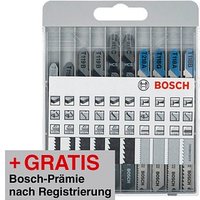 AKTION: BOSCH Basic for Metal and Wood Stichsägeblätter-Set 10-teilig mit Prämie nach Registrierung von Bosch