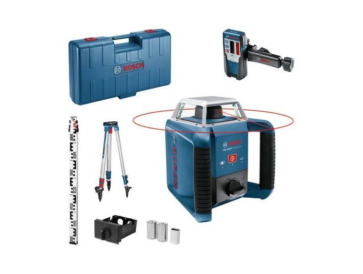 BOSCH Rotationslaser Rotationslaser GRL 400 H Set Prof. inkl. Messlatte BOSCH Rotationslaser Rotationslaser GRL 400 H Set Prof. inkl. Messlatte von Bosch