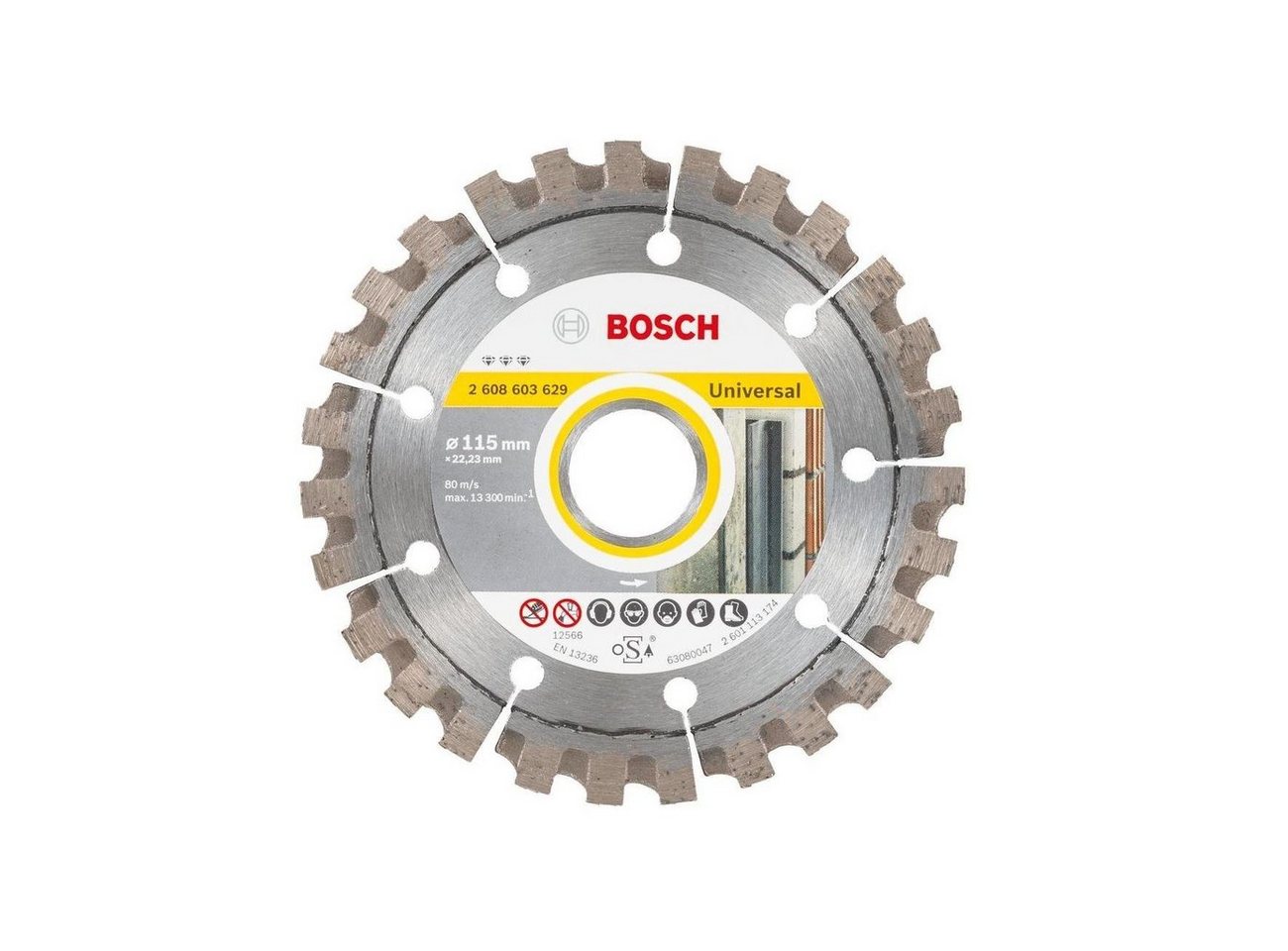 Schleifscheibe Bosch Diamant-Trennscheibe Ø115mm f.Backstein f.Be von Bosch