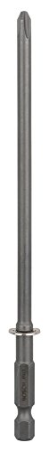 Bosch Professional Bit Extra-Hart für Phillips-Kreuzschlitzschrauben (PH2, Länge: 145 mm, 1 Stück), 2608522068 von Bosch Professional