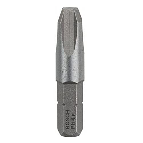 Bosch Accessories Bosch Professional Bit Extra-Hart für Phillips-Kreuzschlitzschrauben (PH4, Länge: 32 mm, 3 Stück) von Bosch Accessories