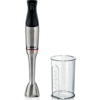 BOSCH Stabmixer "ErgoMaster Serie 6 MSM6M810, 4 Klingen, Mixfuß Edelstahl, schwarz" 1200 W Becher, großer Bedienhebel, Keramikkupplung, 10 J Motorgarantie von Bosch