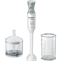 BOSCH Stabmixer MSM66020 Set mit Mixbecher und Universalzerkleinerer 600Watt weiß/grau von Bosch