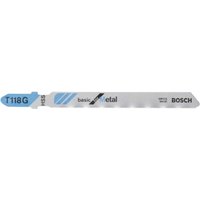 BOSCH Maschinensägeblatt T 123 X Gesamt-L.100mm Zahnt.1,2-2,6mm HSS 5 St./Karte von Bosch