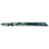 BOSCH Stichsägeblatt T 744 D Speed for Wood L.180mm Zahnteilung 4mm HCS 3er Pac von Bosch