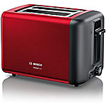 BOSCH Toaster Schwarz, Rot Edelstahl 970 W TAT3P424DE von Bosch