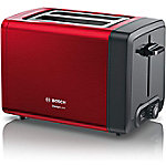 BOSCH Toaster Schwarz, Rot Edelstahl 970 W TAT4P424DE von Bosch