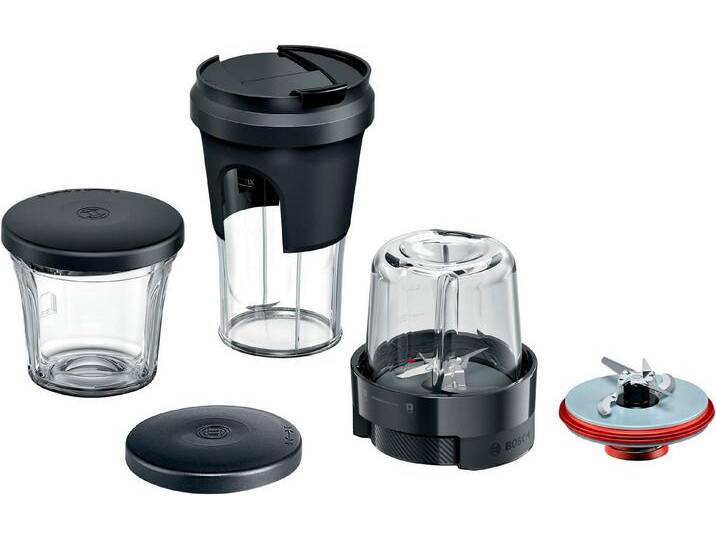 BOSCH Zerkleinereraufsatz MUZS68TM TastyMoment 5-in-1 Multi-Zerkleinerer-Set, Zubehör für Küchenmaschine Serie 6 und Serie 8 OptiMUM, weiß von Bosch