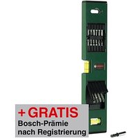 AKTION: BOSCH in Wasserwaage integriert Bit-Set, 17-teilig mit Prämie nach Registrierung von Bosch
