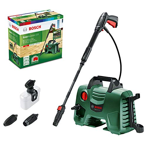 Bosch Home and Garden Bosch Hochdruckreiniger EasyAquatak 110 (3x Düse, Hochdruckpistole, transparenter Wasserfilter, 5 m Kabel, 3 m Schlauch, Karton, 1300 Watt, Druck: 110 bar von Bosch Professional