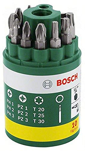 Bosch Accessories 10tlg Schrauberbit-Set von Bosch Accessories