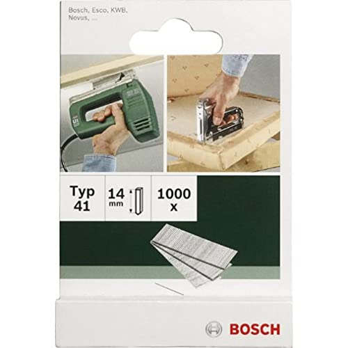 Bosch 1000x Stift Typ 40 (für Hartholz/Massivholz, Weichholz, Akustikplatten, 23 mm, Zubehör Tacker) von Bosch