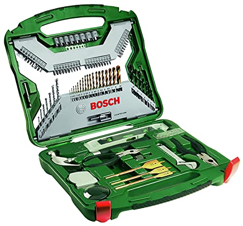 Bosch Accessories Bosch 103tlg. X-Line Titanium Bohrer und Schrauber Set (Holz, Stein und Metall, Zubehör Bohrmaschine) von Bosch Accessories