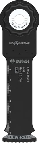 Bosch 1x PRO Multi Material MAII 32 APB Blatt für Multifunktionswerkzeuge (für Holz mit Nägeln, Sandwich-Metall, Breite 32 mm, Professional Zubehör Multifunktionswerkzeug) von Bosch