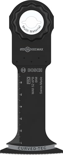 Bosch 1x PRO Multi Material MAII 52 APB Blatt für Multifunktionswerkzeuge (für Holz mit Nägeln, Sandwich-Metall, Breite 52 mm, Professional Zubehör Multifunktionswerkzeug) von Bosch