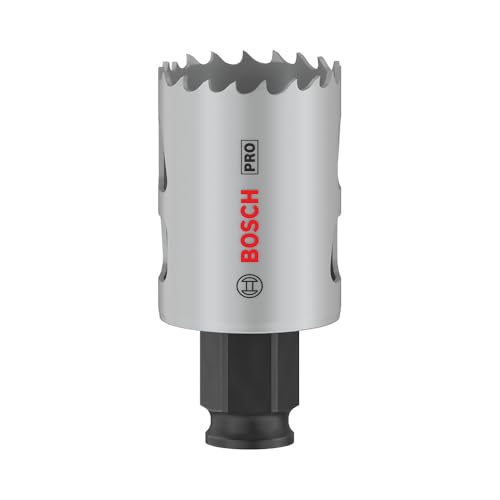 Bosch 1x PRO Multi Material Power Change Plus Lochsäge (für Weichholz, Trockenbauwand, Ø 35 mm, Professional Zubehör Bohrmaschine/Schrauber) von Bosch
