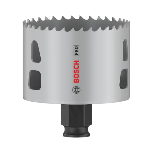 Bosch 1x PRO Multi Material Power Change Plus Lochsäge (für Weichholz, Trockenbauwand, Ø 68 mm, Professional Zubehör Bohrmaschine/Schrauber) von Bosch