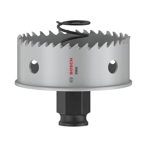 Bosch 1x PRO Sheet Metal Power Change Plus Lochsäge (für Edelstahlbleche, Stahlbleche, Ø 65 mm, Professional Zubehör Bohrmaschine/Schrauber) von Bosch