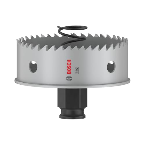 Bosch 1x PRO Sheet Metal Power Change Plus Lochsäge (für Edelstahlbleche, Stahlbleche, Ø 73 mm, Professional Zubehör Bohrmaschine/Schrauber) von Bosch