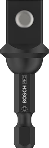 Bosch 1x PRO Socket Adapter mit Kugelverbindung (144 x 66 mm, Professional Zubehör Schraubendreher, Schraubendreher) von Bosch