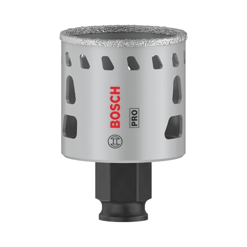 Bosch 1x PRO Tile Power Change Plus Lochsäge (für Hard Ceramic Tiles, Soft Ceramic Tiles, Ø 44 mm, Professional Zubehör Bohrmaschine/Schrauber, Schlagbohrer/Schrauber) von Bosch