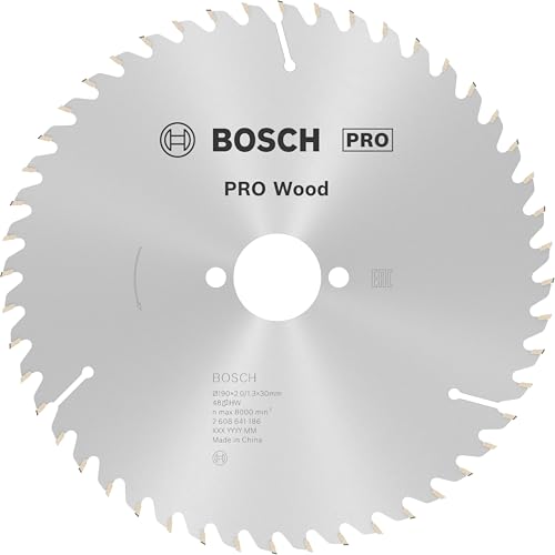 Bosch 1x PRO Wood Kreissägeblatt für Akku-Handkreissägen (für Weichholz, Hartholz, Ø mm, Professional Zubehör Handkreissäge) von Bosch