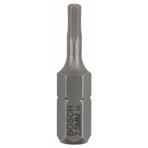 Bosch Professional Bit Extra-Hart für Innensechskant-Schrauben (HEX2,5; Länge: 25 mm, 3 Stück) Bosch Professional Bit Extra-Hart für Innensechskant-Schrauben (HEX2,5; Länge: 25 mm, 3 Stück) von Bosch