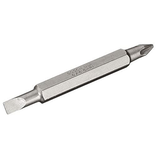 Bosch Professional3tlg. Doppelklingen-Set für Phillips-Kreuzschlitz- und Längsschlitz-Schrauben (PH1, PH2, PH3; S0,6 x 4,5, S0,8 x 5,5, S1,2 x 6,5), 2607001746 von Bosch