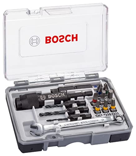 Bosch Professional 20tlg. Schrauberbit Set (Extra Hard, Zubehör für einfache Bohr- und Schraubarbeiten) von Bosch Accessories