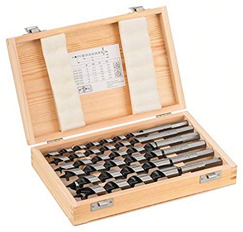 Bosch Professional 6tlg. Holzschlangenbohrer-Set mit 1/4"-Sechskantschaft von Bosch Accessories