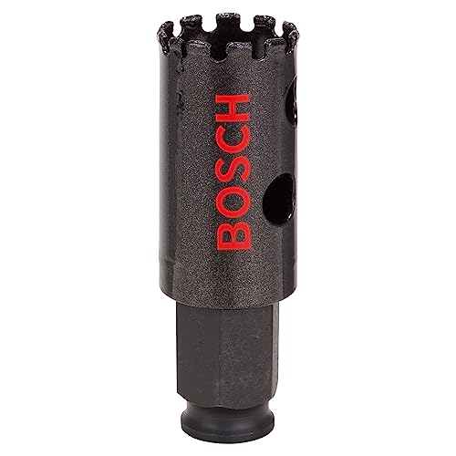 Bosch Professional 1x Diamant-Lochsäge Diamond for Hard Ceramics (für Fliesen, Stein, Ø 25 mm, Zubehör für Schlagbohrer) von Bosch Professional